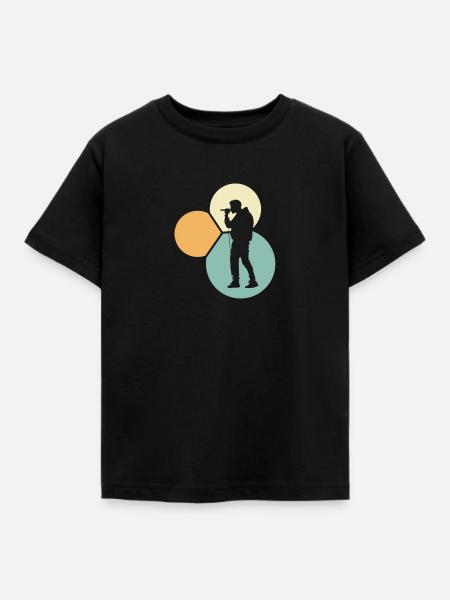 Beatboxer DJ Beatbox - Kinder T-Shirt - Schwarz
