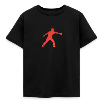 Tischtennisspieler Tischtennisschläger Tennis - Kinder T-Shirt - Schwarz - Vorne - AI Model Kid Female (0cm)