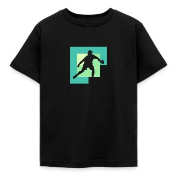 Pickleball Tennis Pickleball Game - Kids' T-Shirt - black - Front - AI Model Kid Female (0cm)