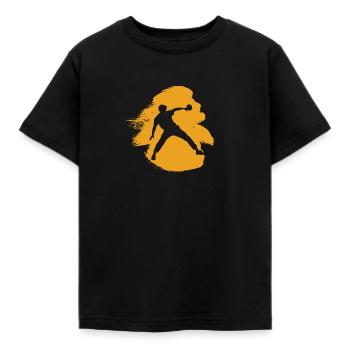 Tischtennisschläger Table Tennis Table Tennis - Kinder T-Shirt - Schwarz - Vorne - AI Model Kid Female (0cm)