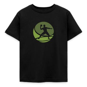 Tennis Tischtennisschläger Table Tennis - Kinder T-Shirt - Schwarz - Vorne - AI Model Kid Female (0cm)