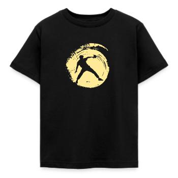 Tischtennisball Tischtennisschläger Tennis - Kinder T-Shirt - Schwarz - Vorne - AI Model Kid Female (0cm)