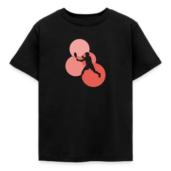 Joueurs de squash Squash Squash - T-shirt Enfant - noir - Devant - AI Model Kid Female (0cm)
