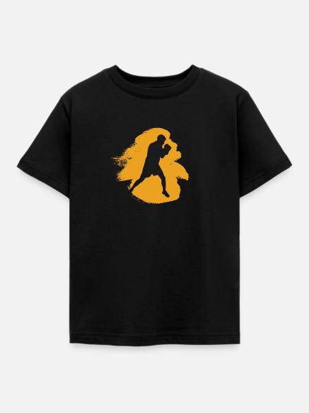 Boxing Uppercut Jab - Kinder T-Shirt - Schwarz