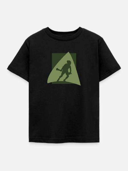 Lacrosse Lacrosseschläger - Kinder T-Shirt - Schwarz