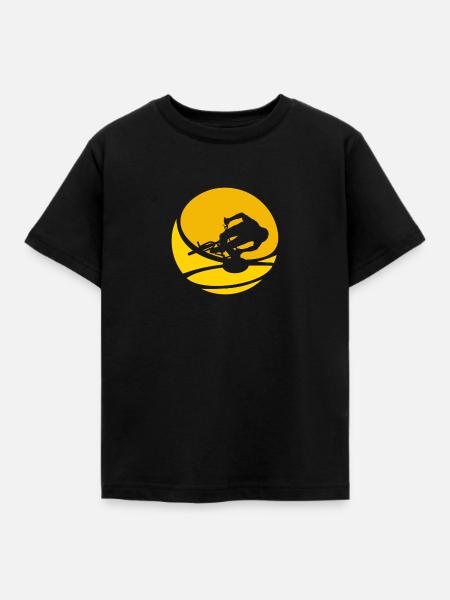 MTB Mountainbiking Mountainbiking - Kinder T-Shirt - Schwarz