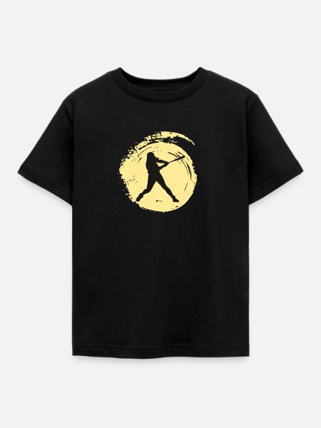 Baseball Baseball Baseball - Kinder T-Shirt - Schwarz