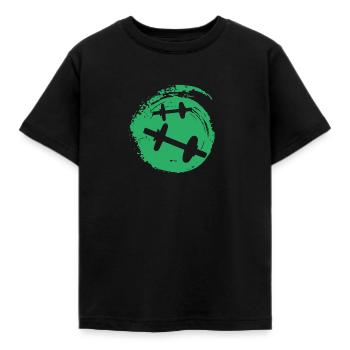 Kraftsport Gym - Kinder T-Shirt - Schwarz - Vorne - AI Model Kid Female (0cm)