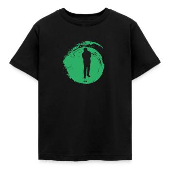 Driver Golfspieler - Kinder T-Shirt - Schwarz - Vorne - AI Model Kid Female (0cm)