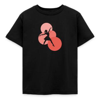 Ballett Tänzerin Schwanensee Oper - Kinder T-Shirt - Schwarz - Vorne - AI Model Kid Female (0cm)