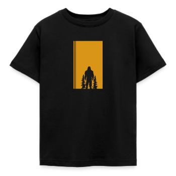 Big foot Bigfoot Lochness - Kinder T-Shirt - Schwarz - Vorne - AI Model Kid Female (0cm)
