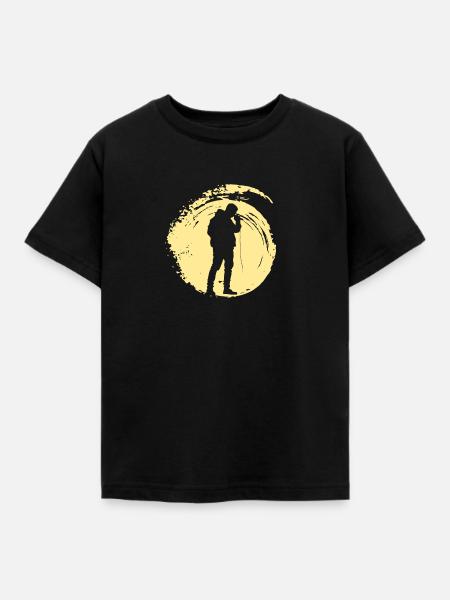 Djing Djing Djing - Kinder T-Shirt - Schwarz