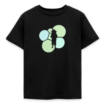 Nid d’abeille apicole - T-shirt Enfant - noir - Devant - AI Model Kid Female (0cm)