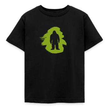 Big foot Yeti Lochness Lochness - Kids' T-Shirt - black - Front - AI Model Kid Female (0cm)
