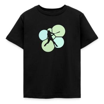Joueur de softball Softball Bats Softball - T-shirt Enfant - noir - Devant - AI Model Kid Female (0cm)
