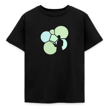 Billiard player Billiard player Billiard player - Kids' T-Shirt - black - Front - AI Model Kid Female (0cm)