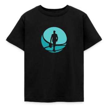 Banque boursière - T-shirt Enfant - noir - Devant - AI Model Kid Female (0cm)