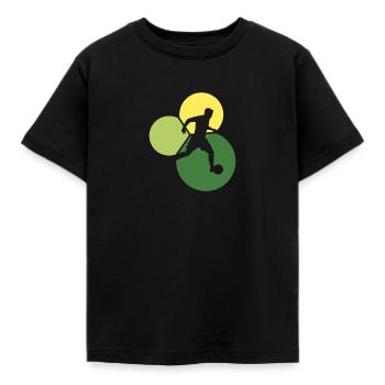 Beach Ball Beach Soccer Beach Soccer - Kids' T-Shirt - black - Front - AI Model Kid Female (0cm)