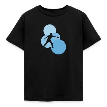 Raquettes de tennis de table Raquettes de tennis de table - T-shirt Enfant - noir - Devant - AI Model Kid Female (0cm)