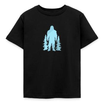 Lochness Bigfoot Big foot - Kinder T-Shirt - Schwarz - Vorne - AI Model Kid Female (0cm)