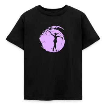 Gymnastik Gymnastik Twirling - Kinder T-Shirt - Schwarz - Vorne - AI Model Kid Female (0cm)