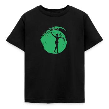 Gymnastik Gymnastik Tanzen - Kinder T-Shirt - Schwarz - Vorne - AI Model Kid Female (0cm)
