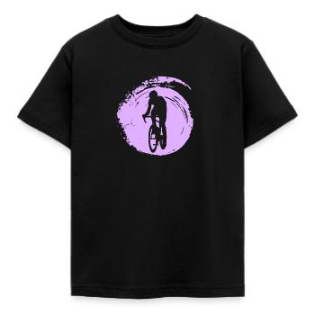 Radfahrer Radfahren Fahrradfahren - Kinder T-Shirt - Schwarz - Vorne - AI Model Kid Female (0cm)