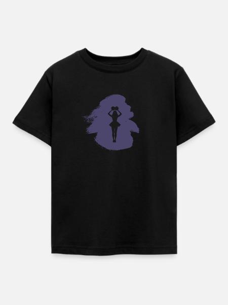 Mädchen Bommel Mädchen - Kinder T-Shirt - Schwarz