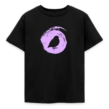 Vögel beobachten Vogel Abbildung Fliegen - Kinder T-Shirt - Schwarz - Vorne - AI Model Kid Female (0cm)