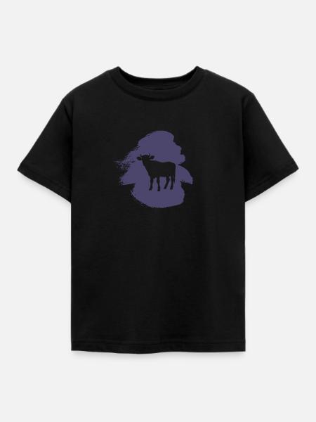 Rind Rind Rind - Kinder T-Shirt - Schwarz