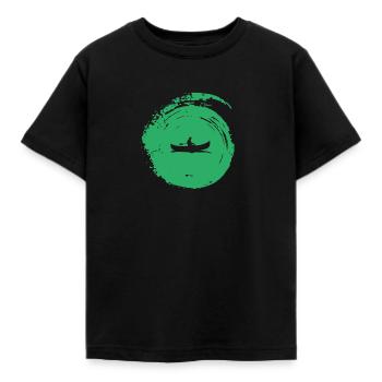 Kayak Pagayer en eau vive - T-shirt Enfant - noir - Devant - AI Model Kid Female (0cm)