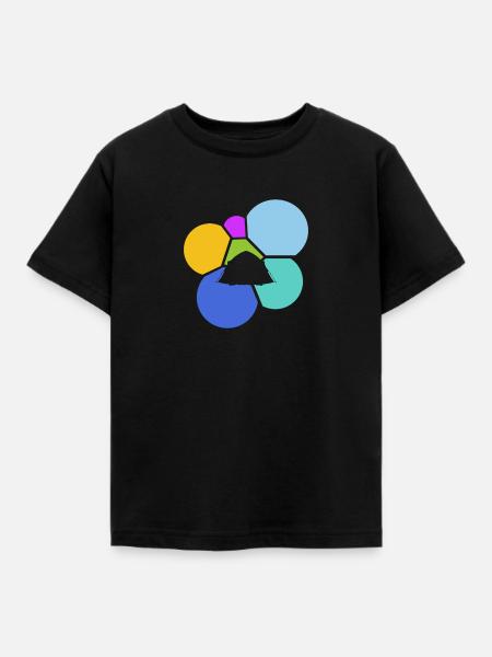 Camper Zelt Zelt - Kinder T-Shirt - Schwarz