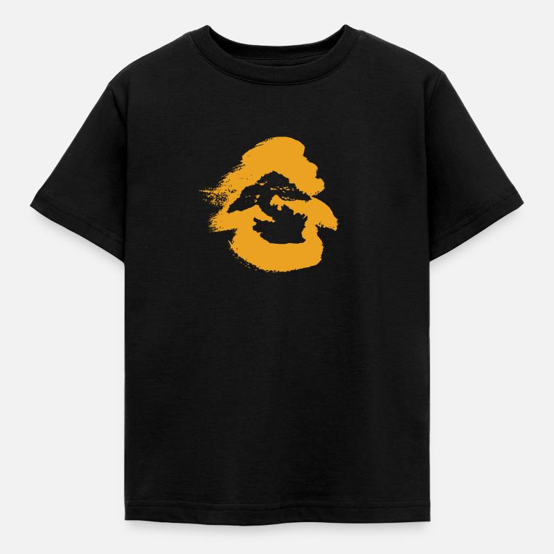 Wachsen Baum Bäume - Kinder T-Shirt - Schwarz