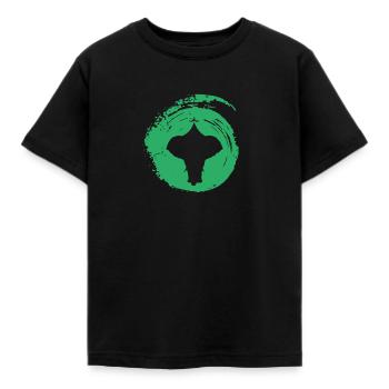 Elephant Clown Elephant - Kids' T-Shirt - black - Front - AI Model Kid Female (0cm)