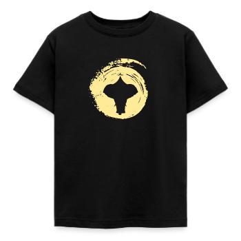 Elephant Clown Elephant - Kids' T-Shirt - black - Front - AI Model Kid Female (0cm)
