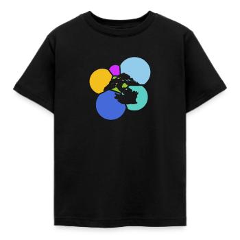 Bäume Japanische Kunst Bonsai - Kinder T-Shirt - Schwarz - Vorne - AI Model Kid Female (0cm)
