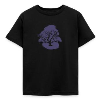 Gartenbau Botanisch Blumen - Kinder T-Shirt - Schwarz - Vorne - AI Model Kid Female (0cm)