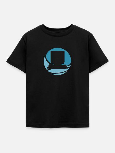 Internet Computerarbeit Gamer - Kinder T-Shirt - Schwarz