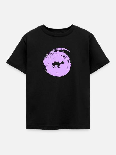 Märchen Fabeltier Bigfoot - Kinder T-Shirt - Schwarz