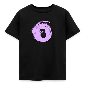 Elephant Clown Circus - Kids' T-Shirt - black - Front - AI Model Kid Female (0cm)