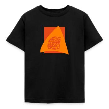 Mouse Gourmet Parmesan - Kids' T-Shirt - black - Front - AI Model Kid Female (0cm)