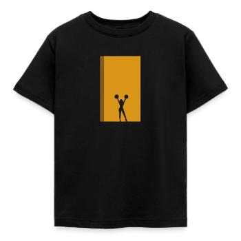 Cheerleader Bommel Mädchen - Kinder T-Shirt - Schwarz - Vorne - AI Model Kid Female (0cm)