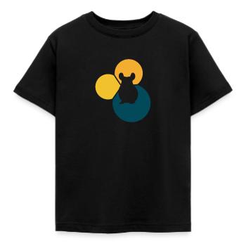 Rodent Mouse Mouse - Kids' T-Shirt - black - Front - AI Model Kid Female (0cm)