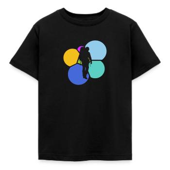 Backpacking Wandern Backpacker - Kinder T-Shirt - Schwarz - Vorne - AI Model Kid Female (0cm)