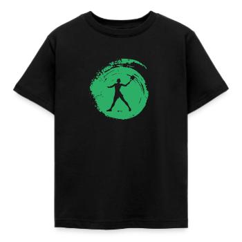 Beachball Strandtennis Beachball - Kinder T-Shirt - Schwarz - Vorne - AI Model Kid Female (0cm)