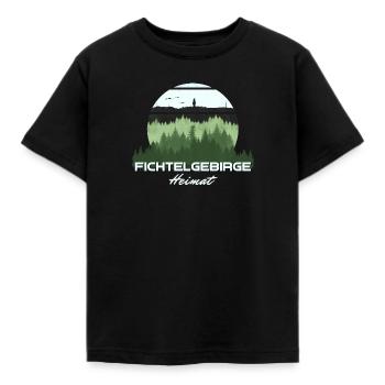 Wunderschönes grünes Fichtelgebirge - Kinder T-Shirt - Schwarz - Vorne - AI Model Kid Female (0cm)