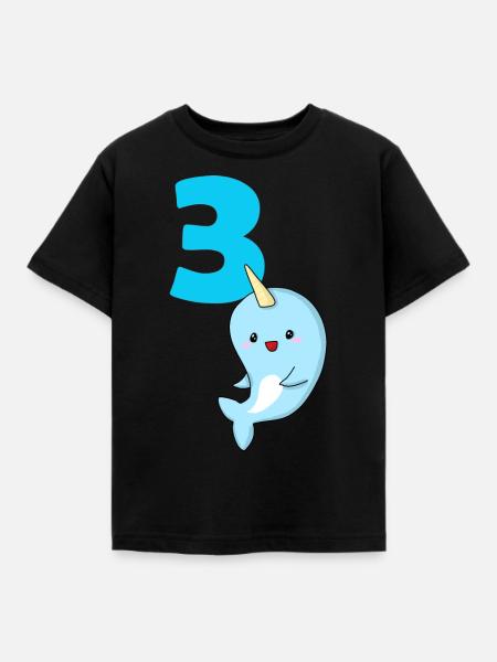 3 years old - Kids' T-Shirt - black