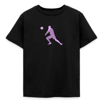 Volleyball Beachvolleyball Beachball - Kinder T-Shirt - Schwarz - Vorne - AI Model Kid Female (0cm)