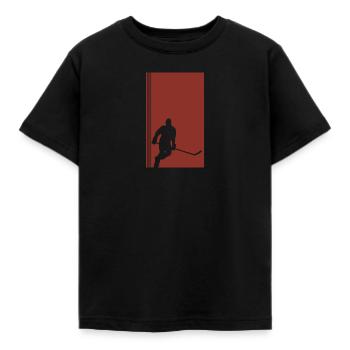 Icehockey Wintersport Eishockeyspieler - Kinder T-Shirt - Schwarz - Vorne - AI Model Kid Female (0cm)