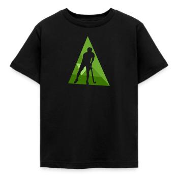 Field Hockey Field Hockey Stick Field Hockey Player - Kids' T-Shirt - black - Front - AI Model Kid Female (0cm)